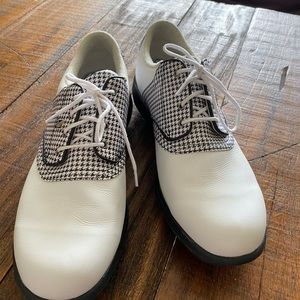 Foot joy White and black golf shoes